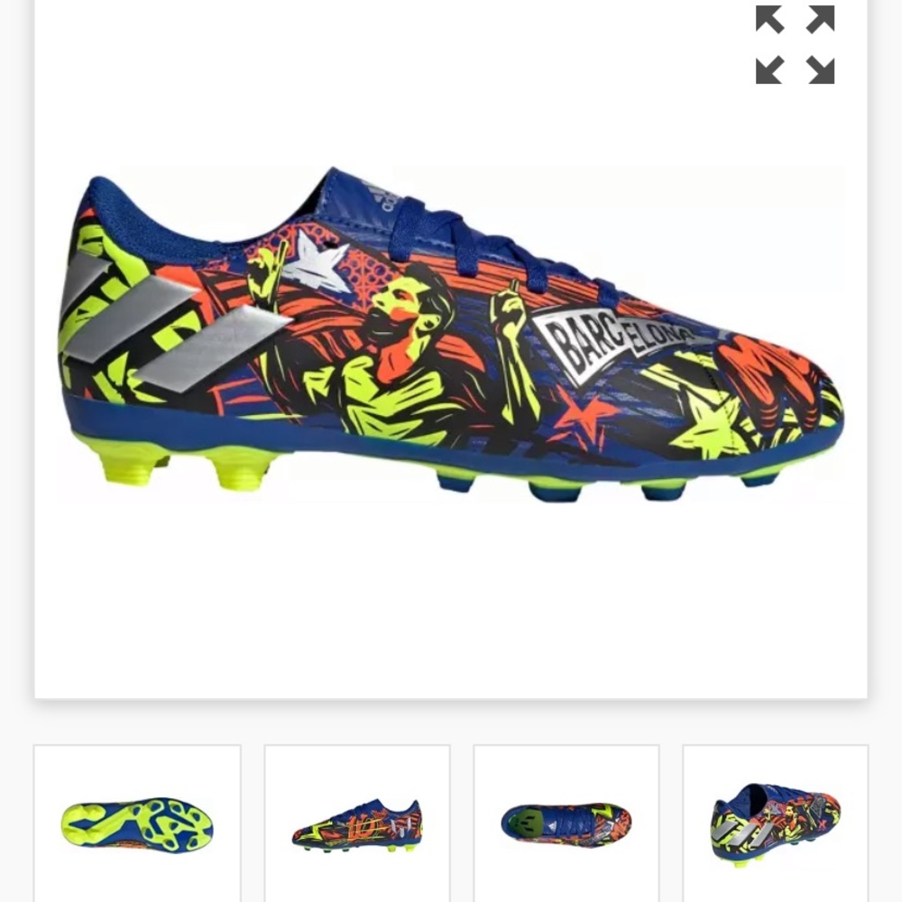 Adidas Kids' Nemeziz Messi 19.4 FxG Soccer Cleats Size 13